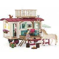 Schleich Horse Club 42593 - Asuntovaunu salaisiin kerhokokouksiin