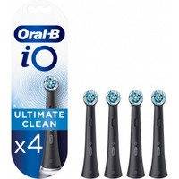 Oral-B iO Ultimate Clean Black -vaihtoharjat musta 4 kpl