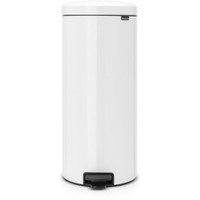 Brabantia Pedal Bin newIcon -roska-astia, 30 l, valkoinen