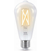 WiZ älylamppu, E27, kirkas lasi, tunable white - valkoisen valon sävyt, Wi-Fi, 2700-6500 K, 806 lm