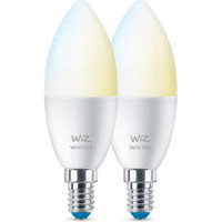 WiZ älylamppu, E14, tunable white - valkoisen valon sävyt, Wi-Fi, 2700-6500 K, 470 lm, 2-pack