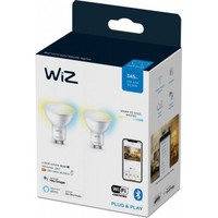 WiZ älylamppu, GU10, tunable white - valkoisen valon sävyt, Wi-Fi, 2700-6500 K, 345 lm, 2-pack