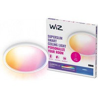 WiZ SuperSlim kattovalaisin, pyöreä, valkoinen, WiFi, 22 W, RGB, 2200-6500 K, 2600 lm