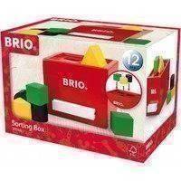 Brio 30148 - Palikkalaatikko, punainen, BRIO