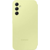 Samsung Galaxy A34 Smart View Wallet Case -lompakkokotelo, lime