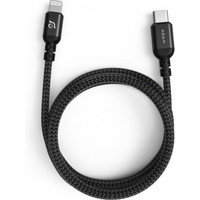 Adam Elements PeAK II C120B USB-C – Lightning -kaapeli, 120cm, musta