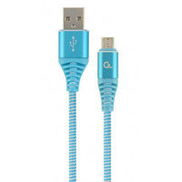 Cablexpert MicroUSB - USB kaapeli, 1 m, turkoosi