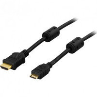 DELTACO HDMI - HDMI Mini High Speed with Ethernet kaapeli, 5.0 m