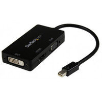 Startech 3-in-1 Mini Displayport - VGA/HDMI/DVI -adapteri, StarTech