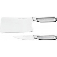 Fiskars All Steel Cleaver knife set -vihannesveitsi ja kiinalainen kokinveitsi