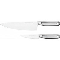 Fiskars All Steel Cook's knife set -kokinveitsisetti, kaksiosainen