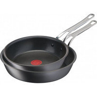 Tefal Jamie Oliver Cook's Classics HA -paistinpannusetti, 24 cm + 28 cm, musta