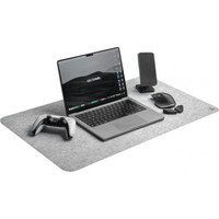 Deltahub Minimalistic Desk Pad -hiirimatto, 45 x 80 cm, vaaleanharmaa