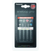 Panasonic Eneloop Pro BQ-CC55 -pikalatauslaite + 4 kpl Eneloop Pro AA 2500 mAh -akkuparistoja