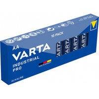 VARTA Industrial Pro -alkaliparisto, 10 kpl AA (LR06) -paristoa, Varta