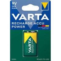 Varta Rechargeable Accu -akkuparisto, 9V, 200 mAh, NiMH