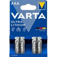 Varta Lithium Ultra -litiumparisto, 4 kpl AAA (LR03) paristoa