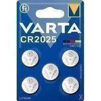 Varta CR2025 -paristo, 3 V, 5 kpl, lithium