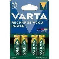 Varta Rechargeable Accu -akkuparistot, AA, 2600 mAh, 4 kpl, NiMH