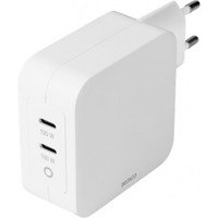 Deltaco USBC-GAN03 100 W -virtalähde, USB-C PD, valkoinen, DELTACO