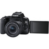 Canon EOS 250D -järjestelmäkamera, musta + 18-55 IS STM