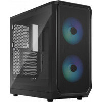 Fractal Design Focus 2 RGB Black TG Clear Tint ATX-kotelo ikkunalla, musta