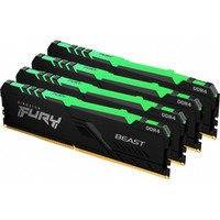 Kingston FURY Beast RGB DDR4 3600 MHz CL17 32 Gt -muistimodulipaketti