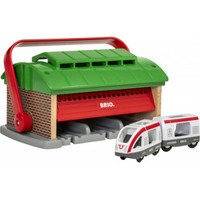 BRIO World 33474 - Junatalli, kantokahvalla