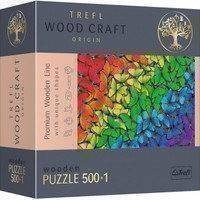 TREFL Rainbow butterflies -palapeli, puinen, 500 palaa, Trefl