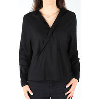 Paitapusero / Kauluspaita Wrangler L/S Wrap Shirt Black W5180BD01 EU XS