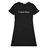 Lyhyt mekko Calvin Klein Jeans INSTITUTIONAL SILVER LOGO T-SHIRT DRESS 8 vuotta