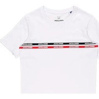 Lyhythihainen t-paita Jack & Jones CAMISETA BLANCA JUNIOR JACK JONES 12190239 Yksi Koko