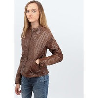 Bleiseri Cameleon Wmns Leather Jacket 5214 Tobacco EU L