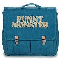 Koululaukku Jojo Factory CARTABLE UNIE BLUE FUNNY MONSTER Yksi Koko