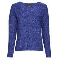 Neulepusero Pieces PCELLEN LS V-NECK KNIT M