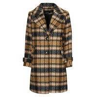 Paksu takki Only ONLTESSA SOFIA CHECK WOOL COAT S