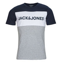 Lyhythihainen t-paita Jack & Jones JJELOGO BLOCKING TEE XXL