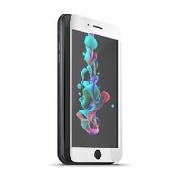Forever 5D Iskunkestävä Panssarilasi iPhone 7 Plus / 8 Plus valkoinen