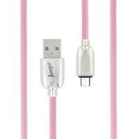 Beeyo Trendy kestävä design micro USB kaapeli - Pinkki