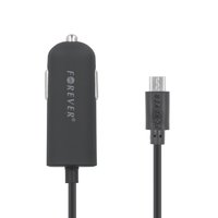 Forever 1 A Micro USB Autolaturi M02 - Musta