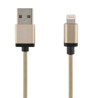 DELTACO PRIME USB-kaapeli lightning MFi 1m kulta