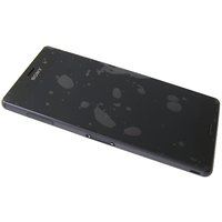 Etupaneeli kosketuspaneelilla ja LCD Näyttö Sony D6603/ D6643/ D6653 Xperia Z3 - musta (Alkuperäinen)