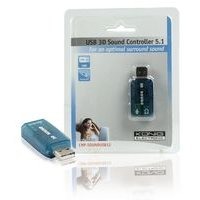 USB 5.1 3D virtual ääniohjain