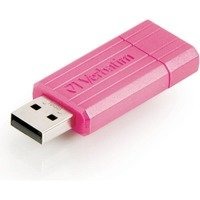 Verbatim USB 2.0 muisti Store'N'Go 16GB PinStripe vaaleanpunainen