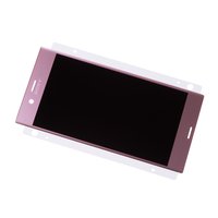 Kosketuspaneeli ja LCD ilman runkoa Sony Xperia XZ / F8331 / XZ Dual SIM / F8332 - Pinkki