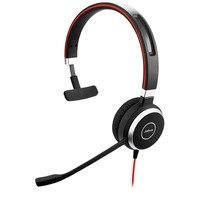 Jabra EVOLVE 40 MS Mono 3 5mm USB MS Lync musta/punainen