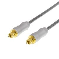 DELTACO PRIME High End Toslink Cable optinen kaapeli digitaaliselle äänelle Toslink - Toslink kullatut liittimet synteettine..