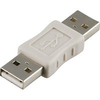 DELTACO sukupuolenvaihtaja USB A-A uros