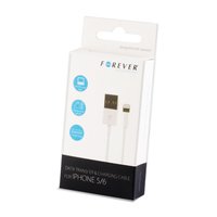 Forever USB Lightning iPhone / iPad kaapeli 1m - Valkoinen