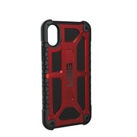 UAG Urban Armor Gear Monarch Premium kestävä suojakotelo iPhone X - Punainen / musta